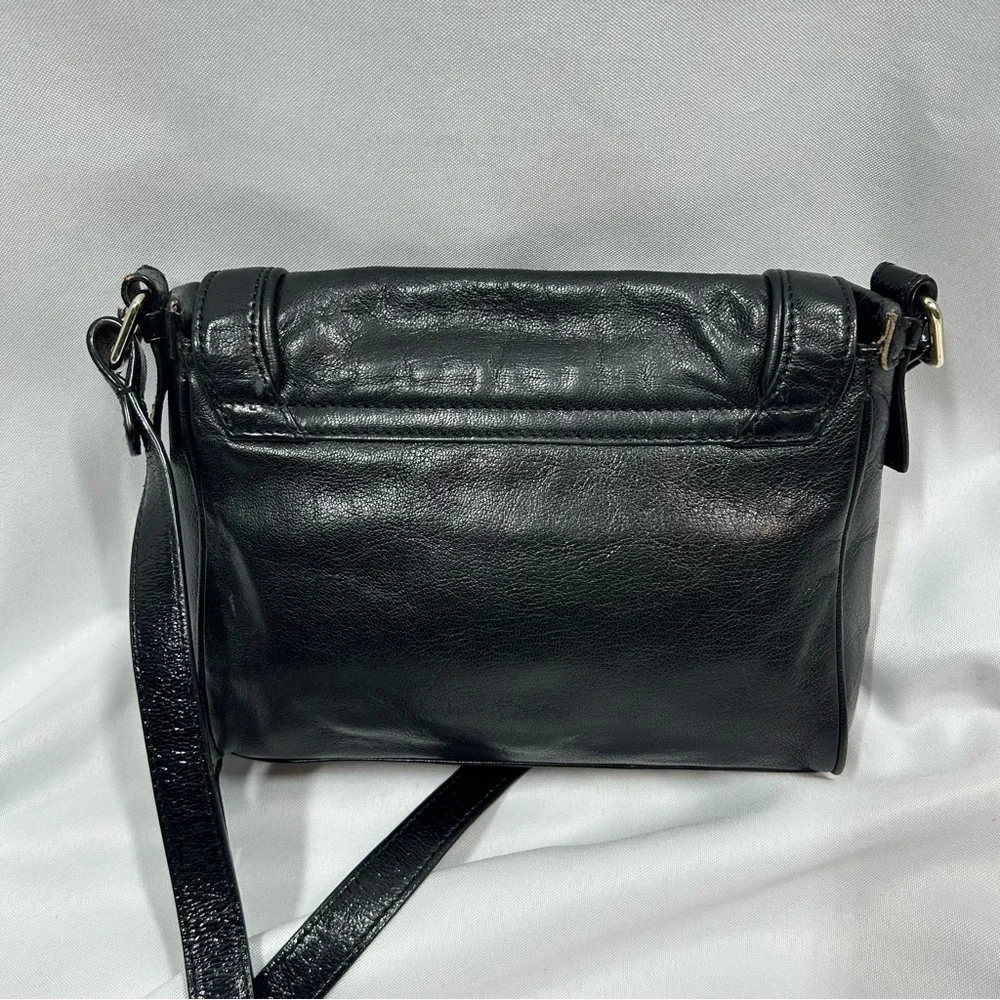 Kate Spade | Vintage Roland Park Kirk Crossbody Black Leather Purse Bag